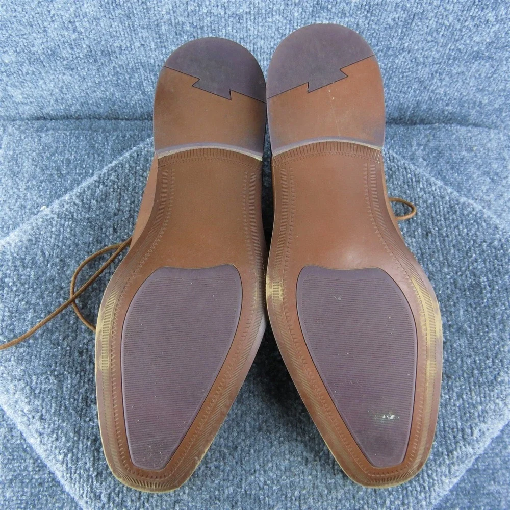 Nordstrom Shop Toe Cap Men Oxford Shoes Size 11.5 Medium Brown  Lace‎ Up